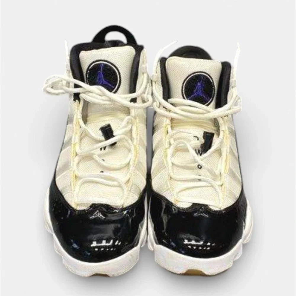 Jordan 6 Rings Concord‎ 2008 Mens 11 White Black Purple Retro Basketball